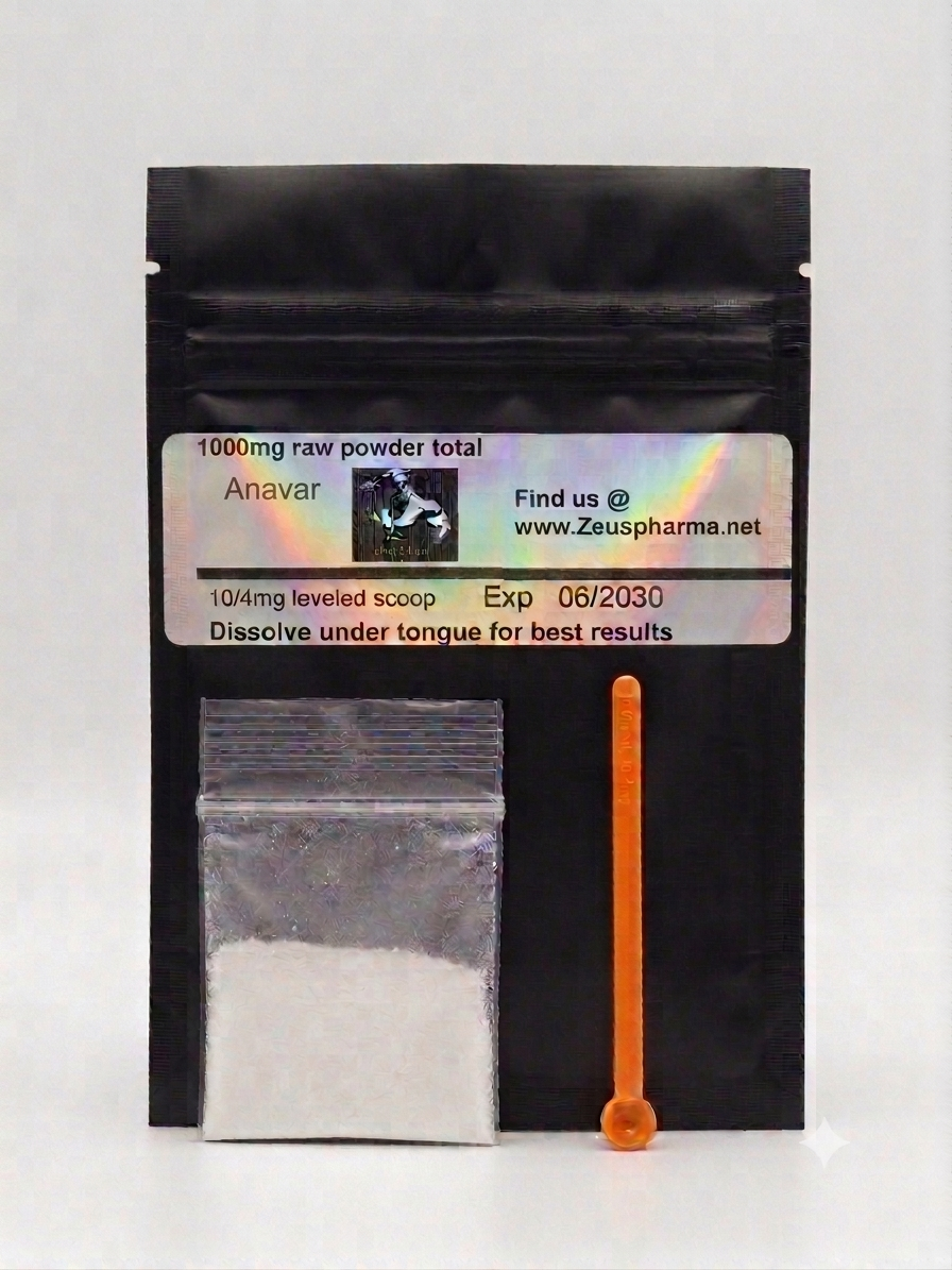 Anavar Raw Powder - 1000mg Total (Includes 10mg & 20mg Scoops)