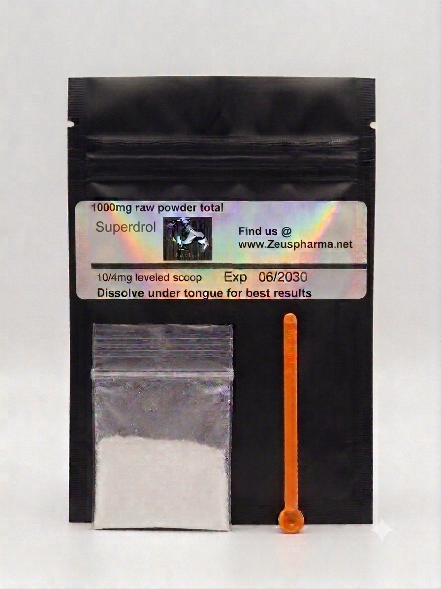 Superdrol Raw Powder - 1000mg Total (Includes 10mg & 20mg Scoops)